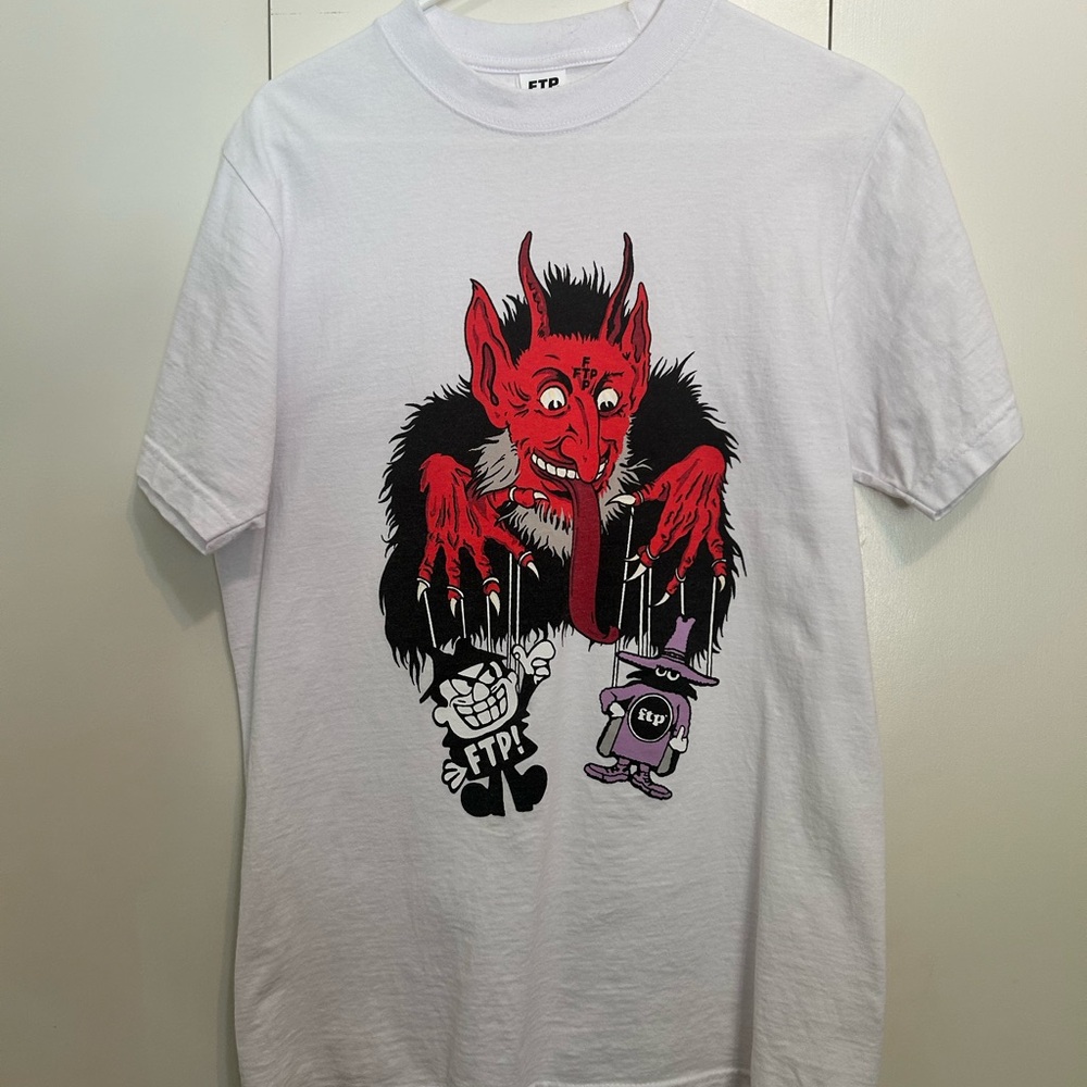 FTP White Cotton T-Shirt